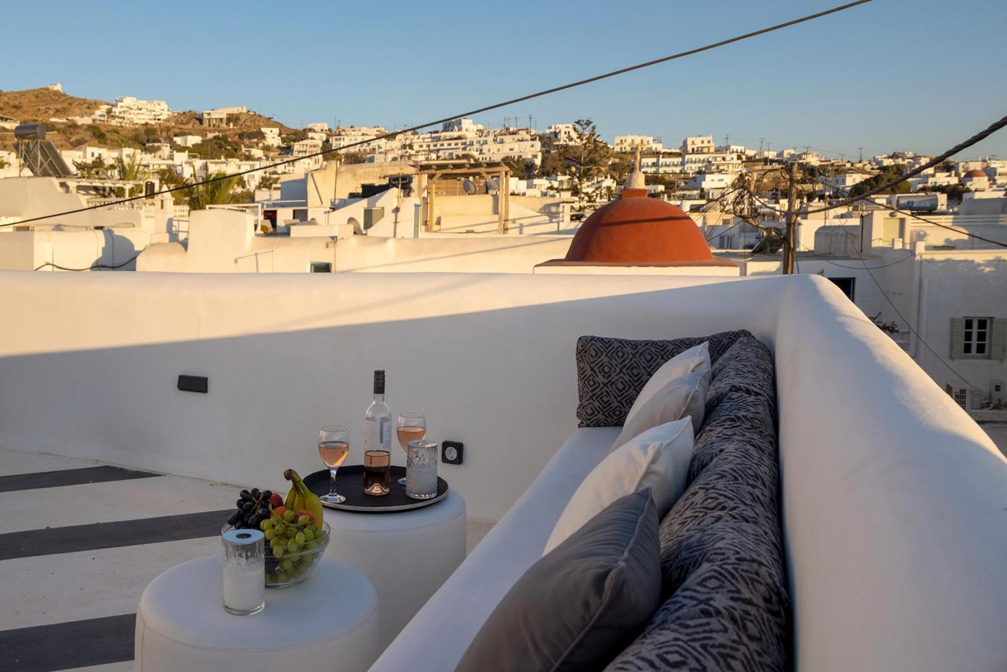 Appartement Alexandros Suites, Mykonos Town, With Shared Rooftop Terrace